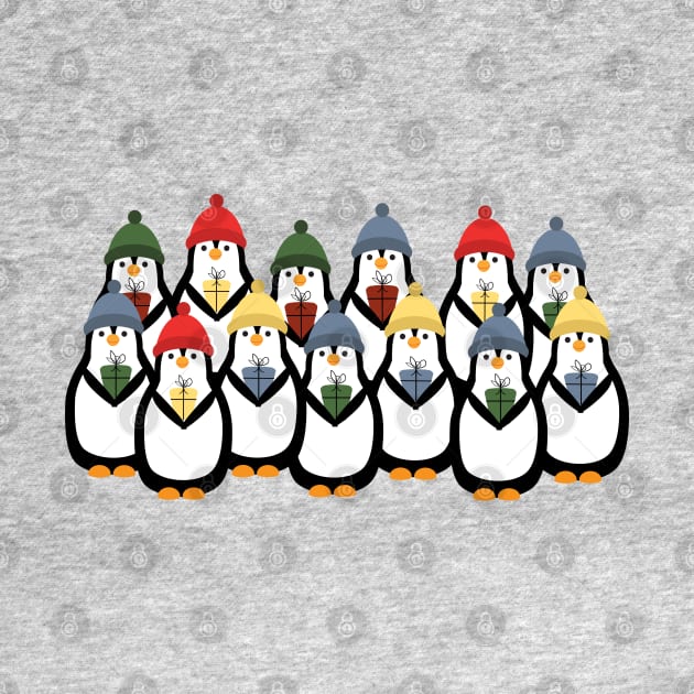 Happy Christmas penguins by grafart